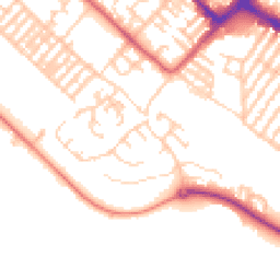 Daytime road noise heatmap for L17 7EP