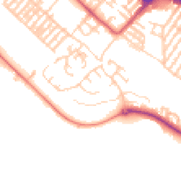 Daytime road noise heatmap for L17 7ES