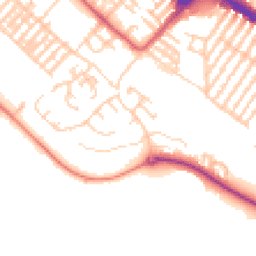 Daytime road noise heatmap for L17 7EW