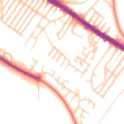 Daytime road noise heatmap for L17 7HB