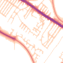 Daytime road noise heatmap for L17 7HD