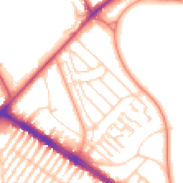 Daytime road noise heatmap for L17 8UA
