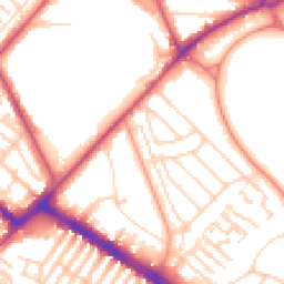 Daytime road noise heatmap for L17 8UG