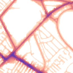 Daytime road noise heatmap for L17 8UL