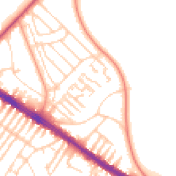 Daytime road noise heatmap for L17 8XH