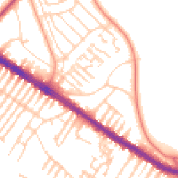Daytime road noise heatmap for L17 8XW