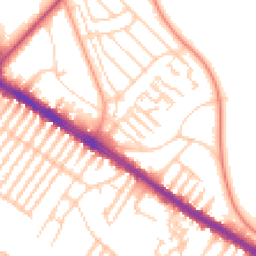 Daytime road noise heatmap for L17 8XX