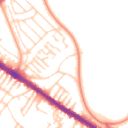 Daytime road noise heatmap for L17 8XZ