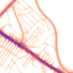 Daytime road noise heatmap for L17 8YG