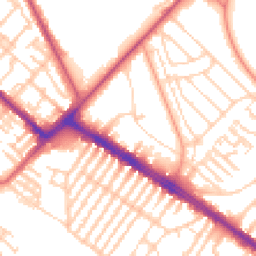Daytime road noise heatmap for L17 8YS