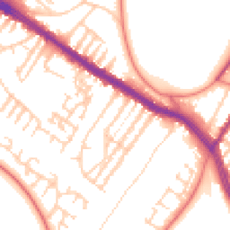 Daytime road noise heatmap for L17 9PZ