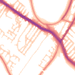 Daytime road noise heatmap for L17 9QL