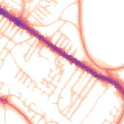 Daytime road noise heatmap for L17 9QS