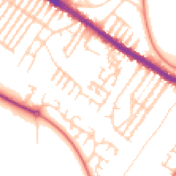 Daytime road noise heatmap for L17 9RA