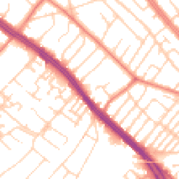 Daytime road noise heatmap for L19 0AB