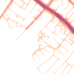 Daytime road noise heatmap for L19 0JA