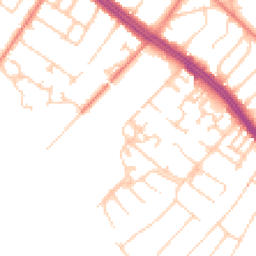 Daytime road noise heatmap for L19 0JZ