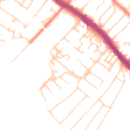 Daytime road noise heatmap for L19 0LB