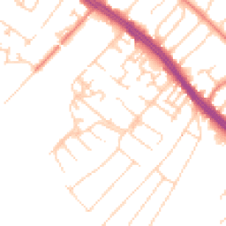 Daytime road noise heatmap for L19 0LJ