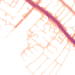 Daytime road noise heatmap for L19 0LW