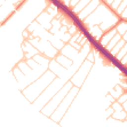 Daytime road noise heatmap for L19 0LX