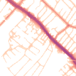 Daytime road noise heatmap for L19 0LY