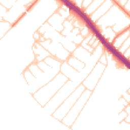 Daytime road noise heatmap for L19 0LZ