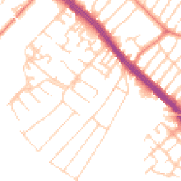 Daytime road noise heatmap for L19 0NB