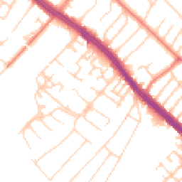 Daytime road noise heatmap for L19 0ND