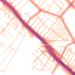 Daytime road noise heatmap for L19 0NE