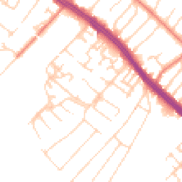 Daytime road noise heatmap for L19 0NH