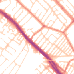Daytime road noise heatmap for L19 0NP
