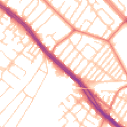 Daytime road noise heatmap for L19 0NQ