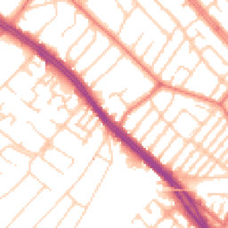 Daytime road noise heatmap for L19 0NR