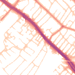 Daytime road noise heatmap for L19 0NS