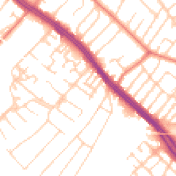 Daytime road noise heatmap for L19 0NT