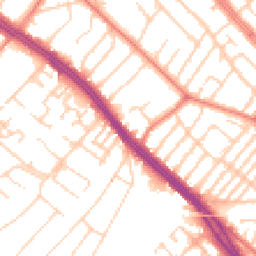 Daytime road noise heatmap for L19 0NX