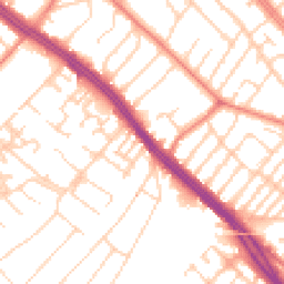 Daytime road noise heatmap for L19 0NY