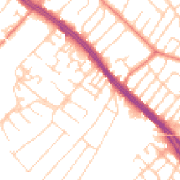 Daytime road noise heatmap for L19 0PD