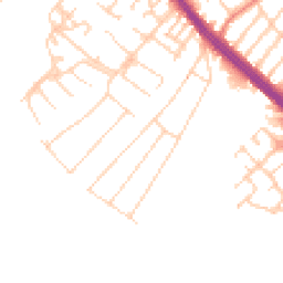 Daytime road noise heatmap for L19 0PF