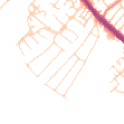Daytime road noise heatmap for L19 0PG
