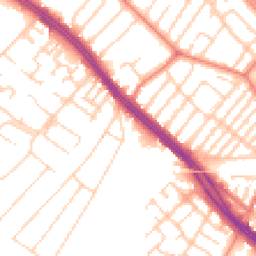 Daytime road noise heatmap for L19 0PQ