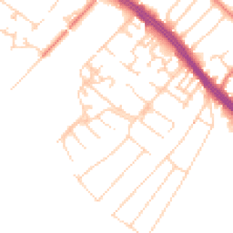 Daytime road noise heatmap for L19 0PR