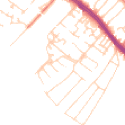 Daytime road noise heatmap for L19 0PS