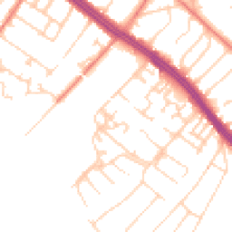 Daytime road noise heatmap for L19 0QA