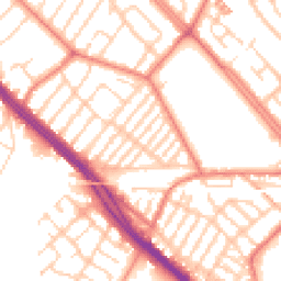 Daytime road noise heatmap for L19 1QH