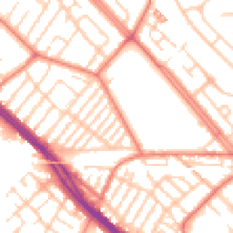 Daytime road noise heatmap for L19 1QL
