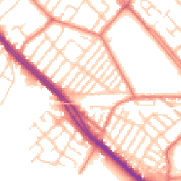 Daytime road noise heatmap for L19 1QN
