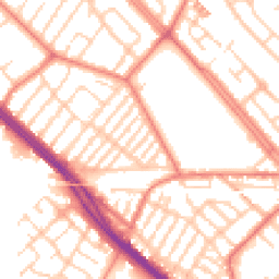 Daytime road noise heatmap for L19 1QR