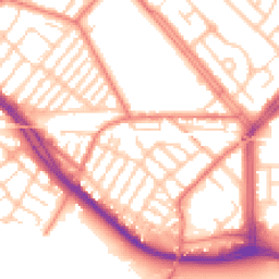 Daytime road noise heatmap for L19 1RB